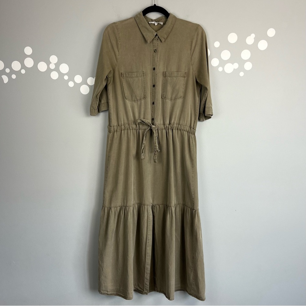 An'ge Tie Waist Maxi Dress Size T0